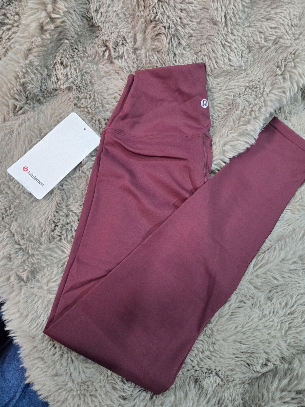 NEW Maroon / Burgundy Leggings Athletic High-Waisted Sz 4